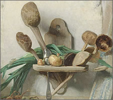 August Allebé, Stilleven met pollepels, 1900.